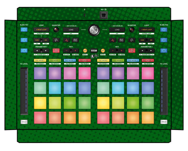 Pioneer DJ DDJ XP 2 Skin Gradienter Green